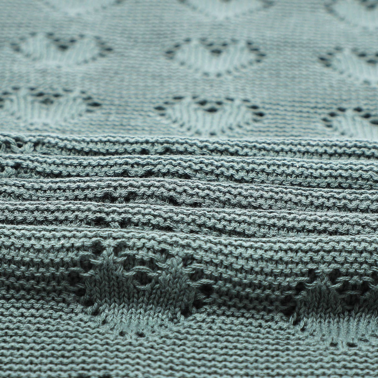 100% Luxury Cotton - Heart: Denim Blue