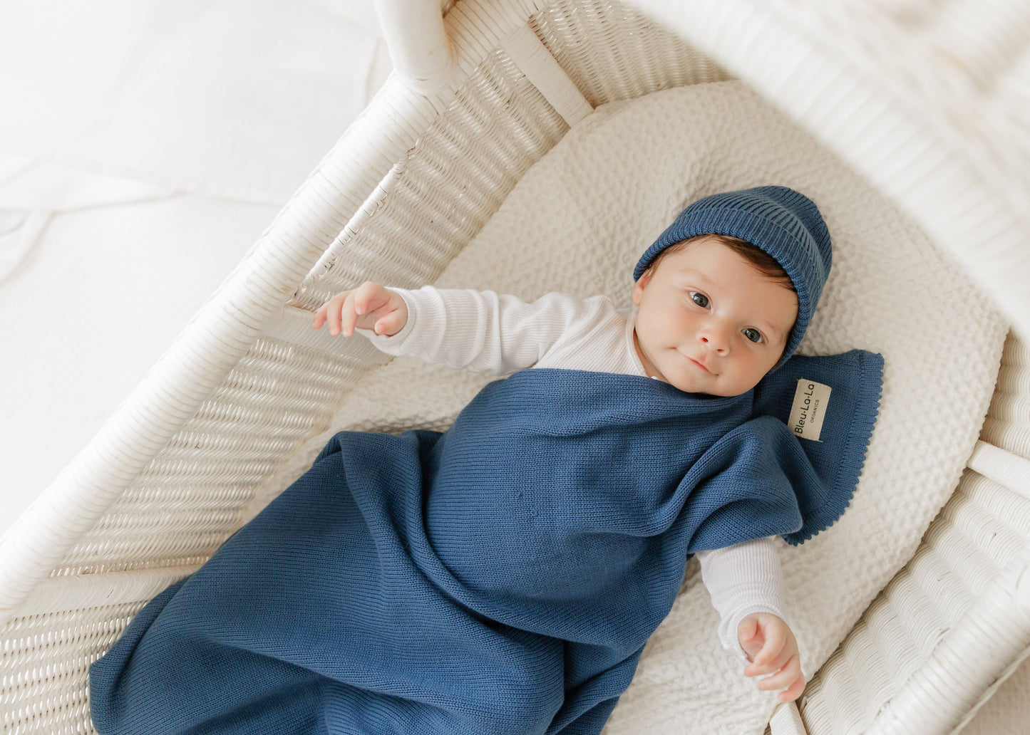 Blanket + Hat Boxed Gift Set: Blush Pink
