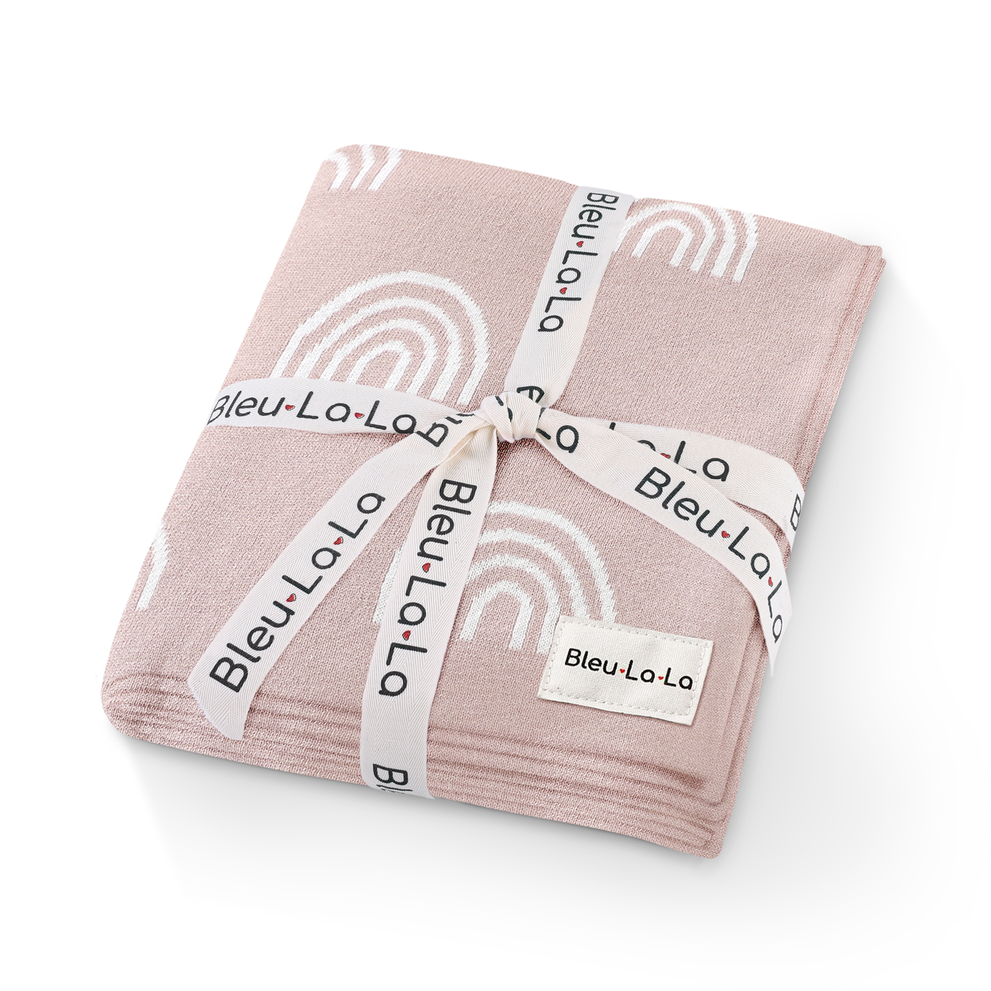 Receiving Baby Blanket - Rainbow: Pink
