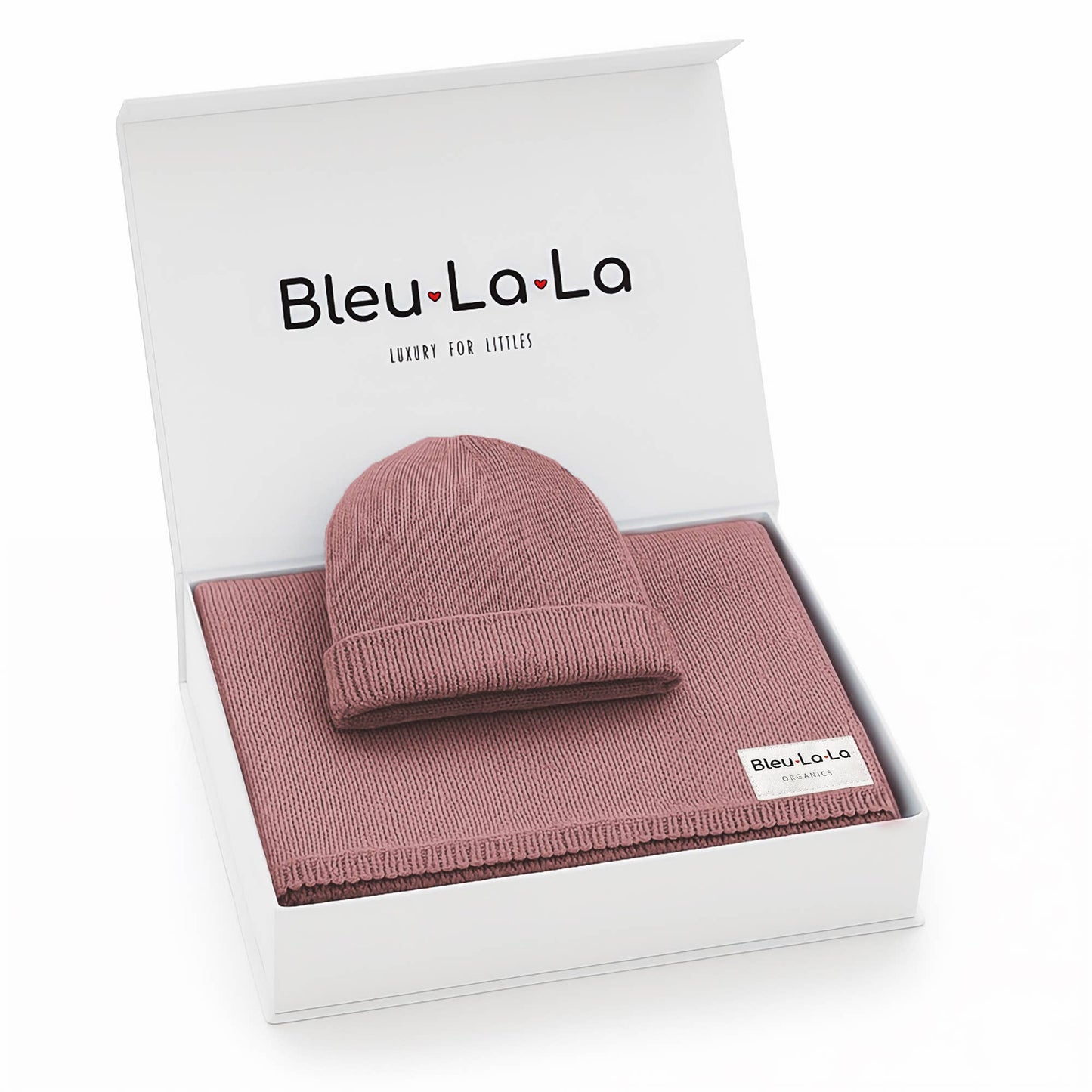 Blanket + Hat Boxed Gift Set: Blush Pink