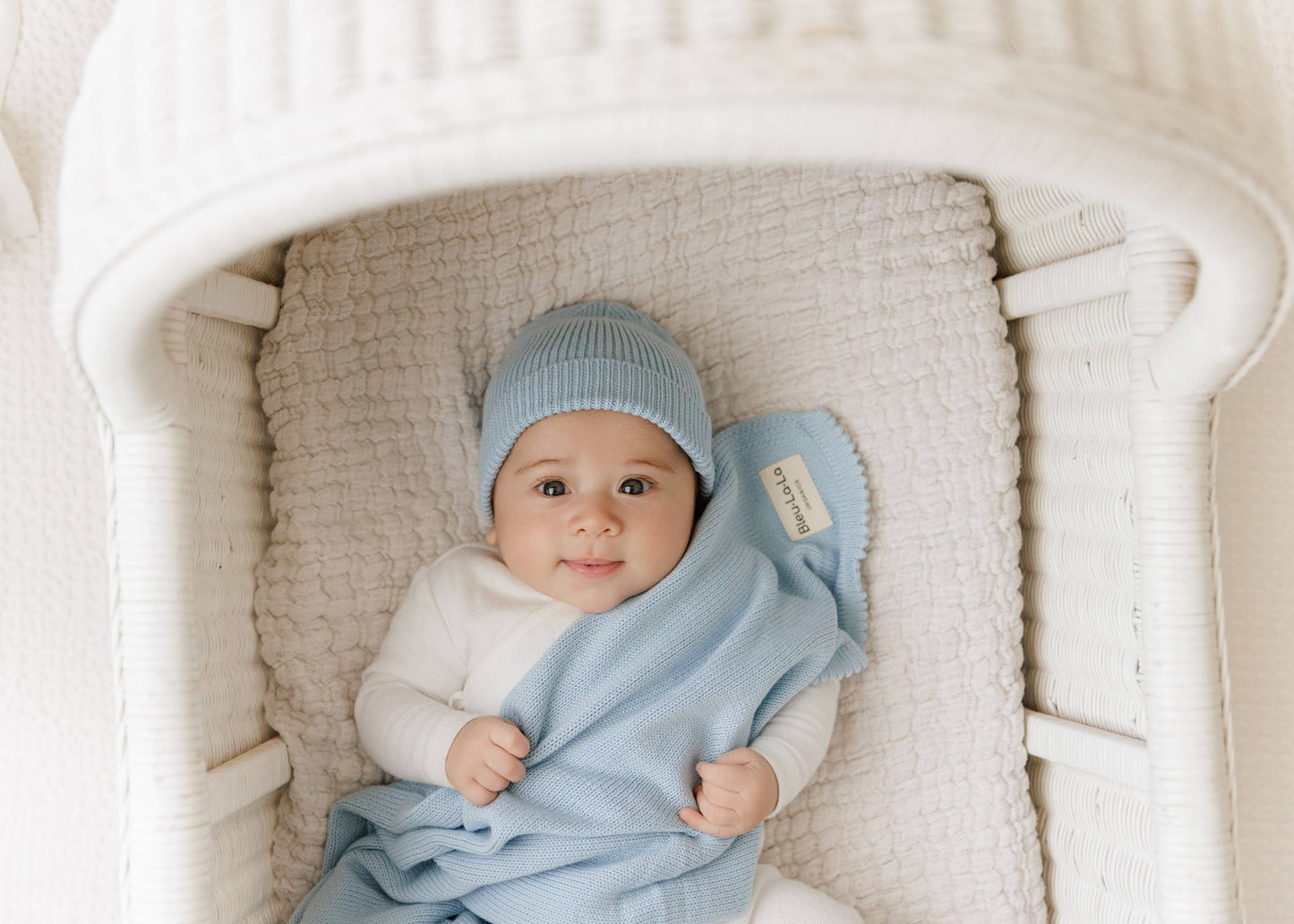 Blanket + Hat Boxed Gift Set: Blush Pink