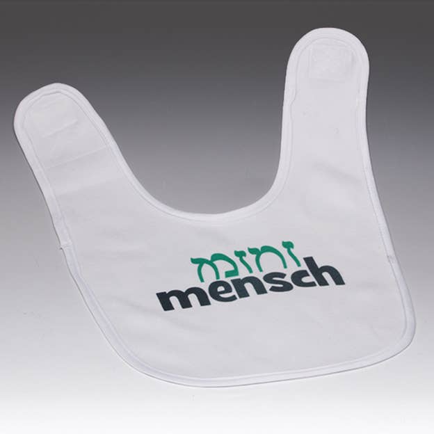 Mini Mensch Bib: Blue