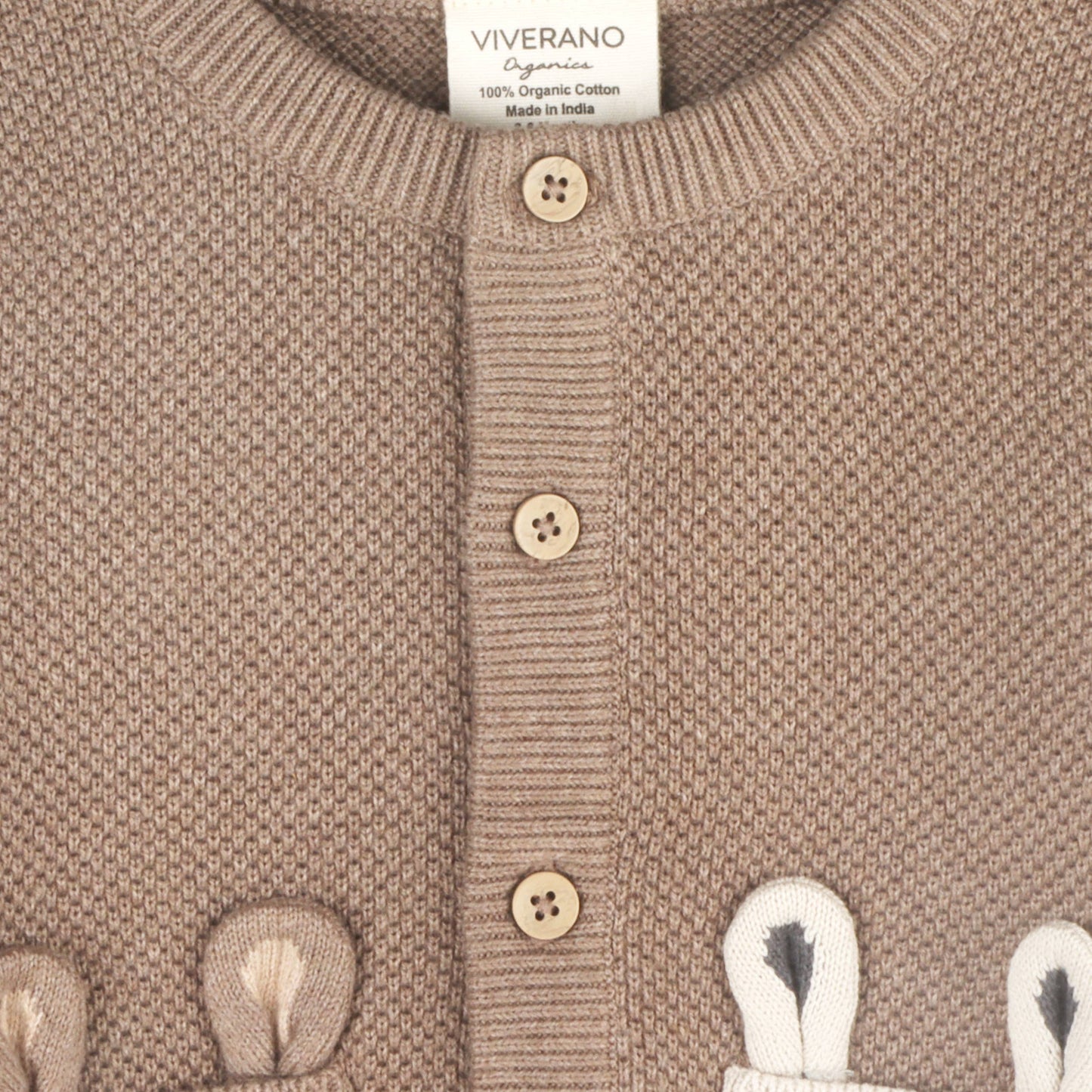 Animal Pocket Cardigan 3-6M
