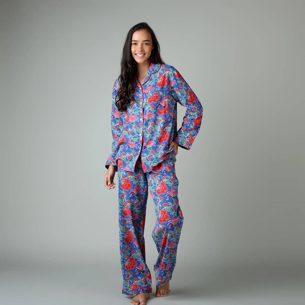 Clarence Indigo PJ Set:M