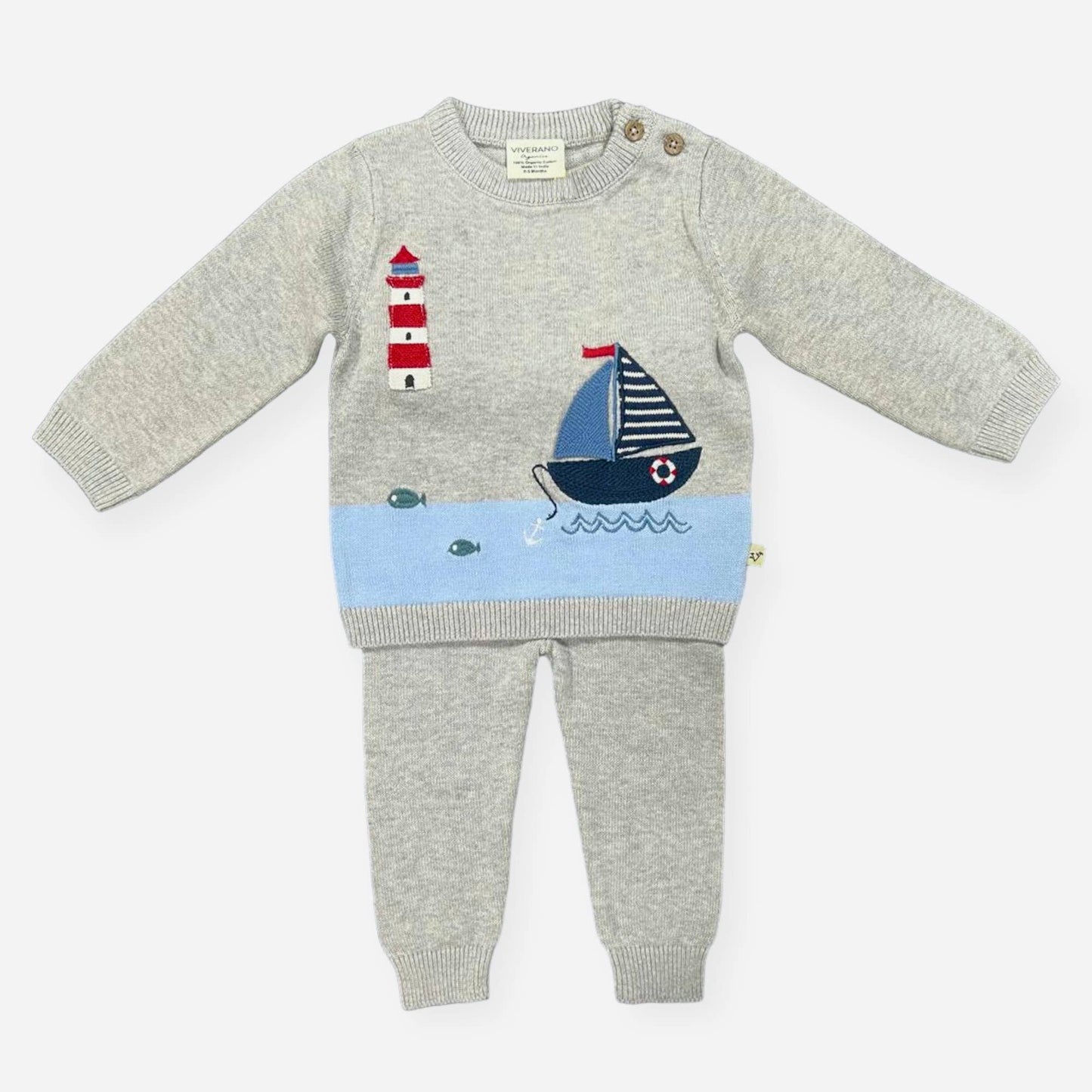 Lighthouse Set Grey 6-12M