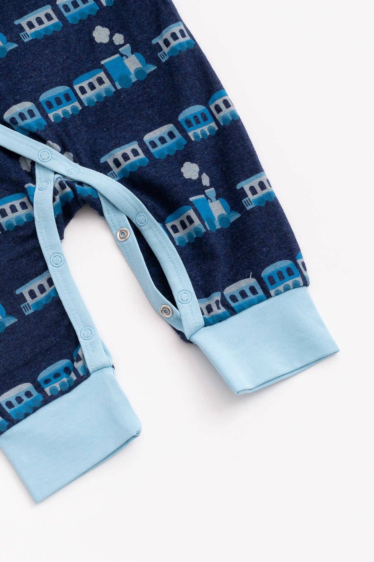 Kimono Blue Trains / 0-3m