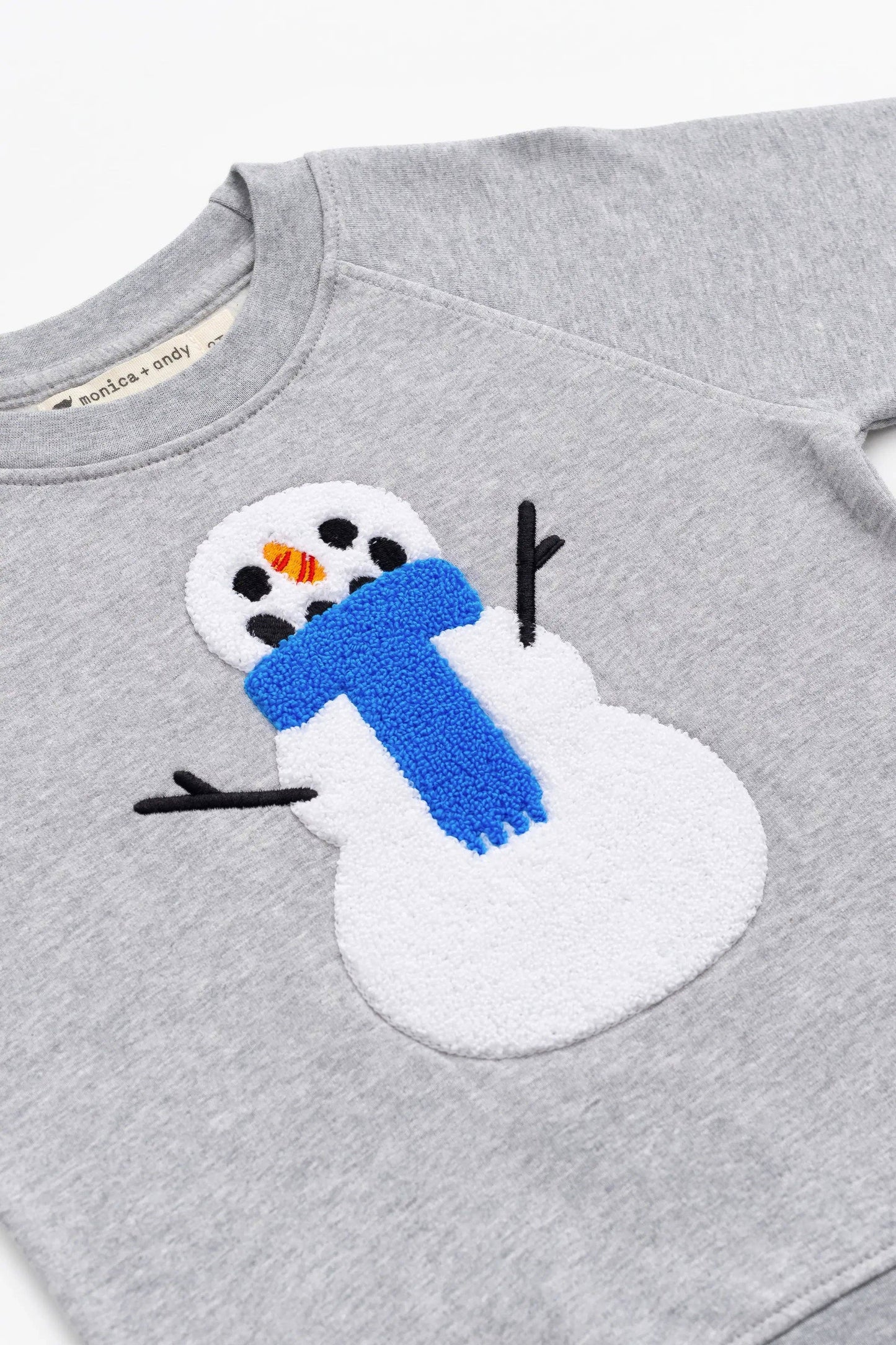 Sweatshirt Snowmen: 12-18m