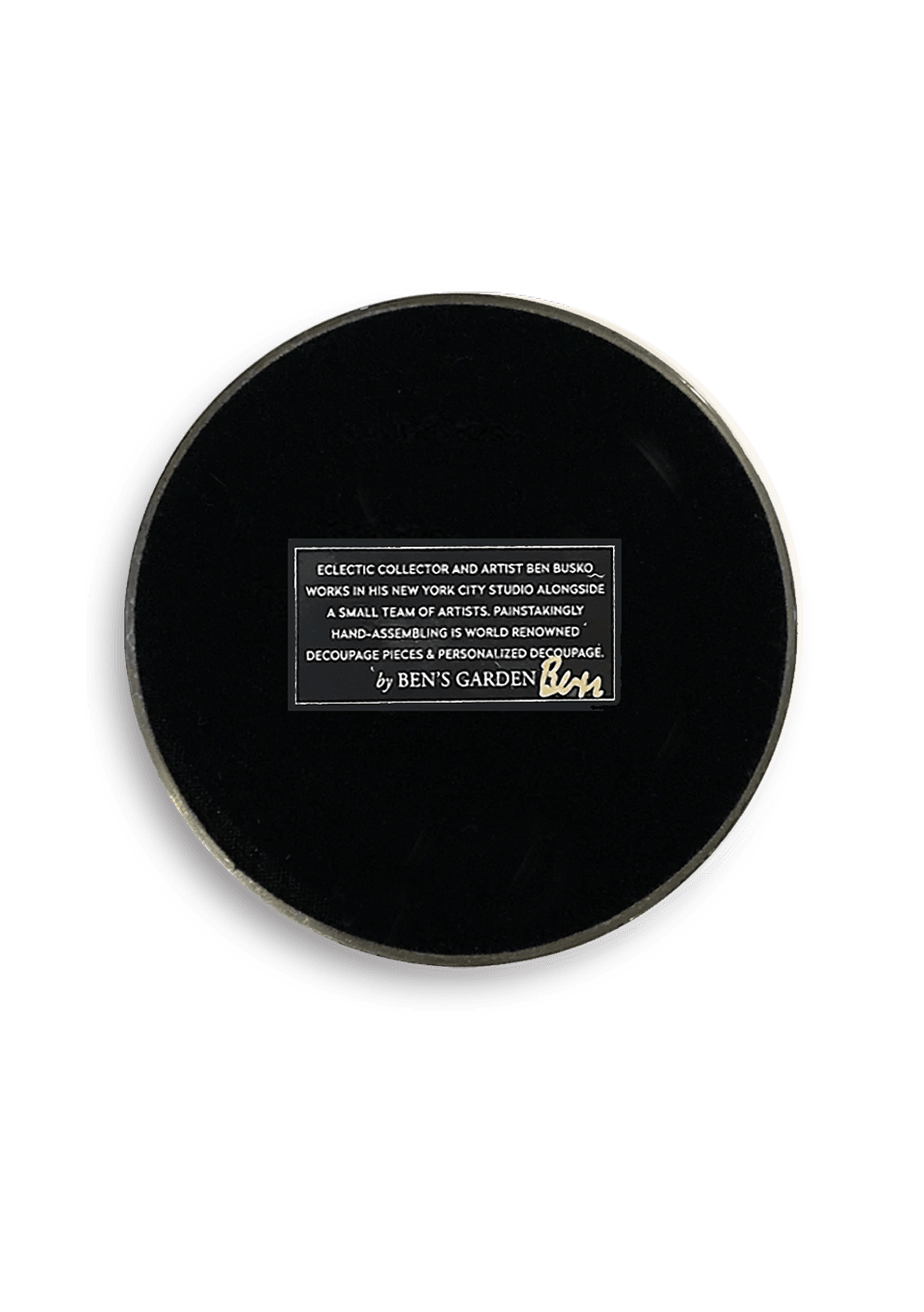 Ben's Garden 1 + 1 = Love Crystal Dome Paperweight