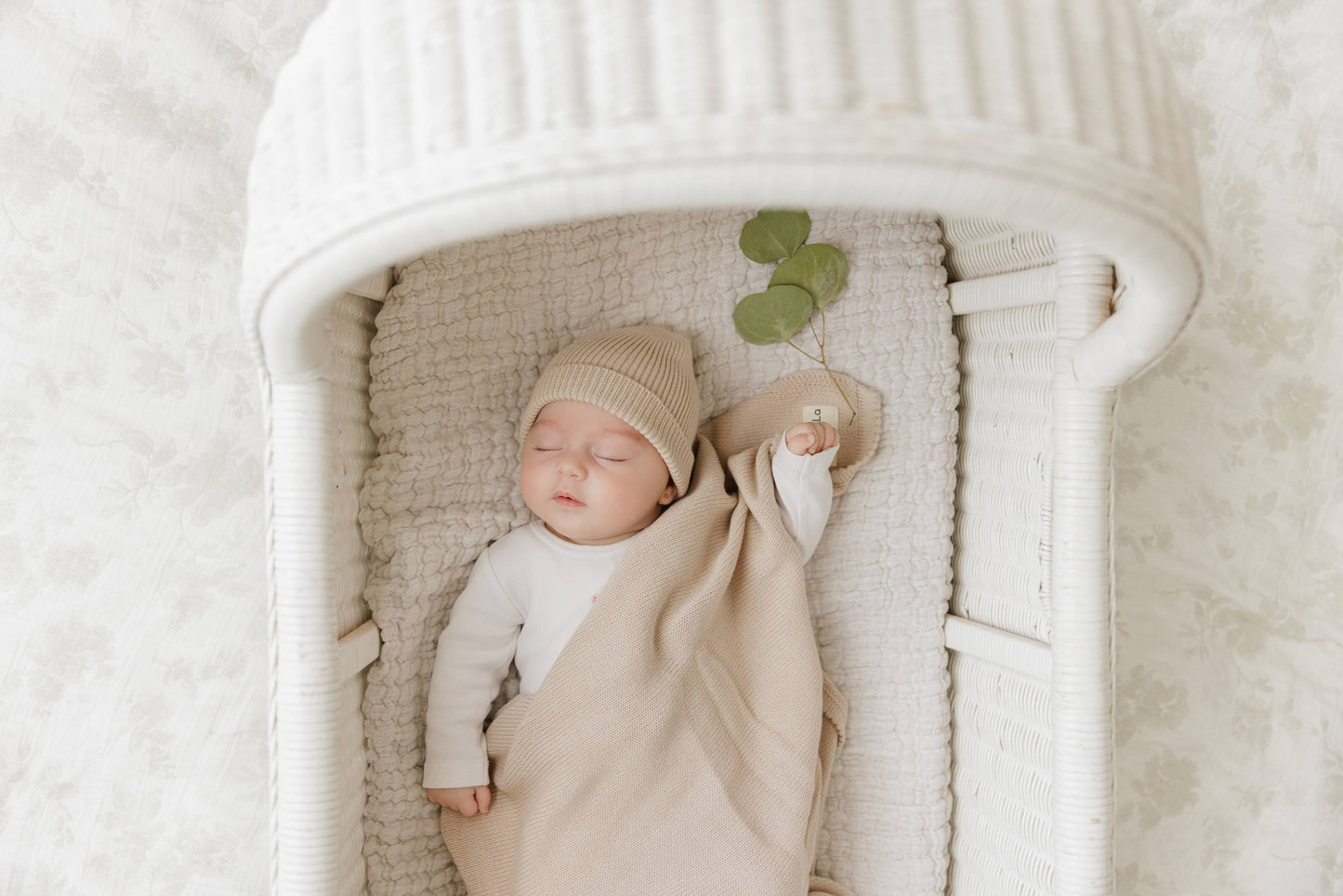 Blanket + Hat Boxed Gift Set: Blush Pink