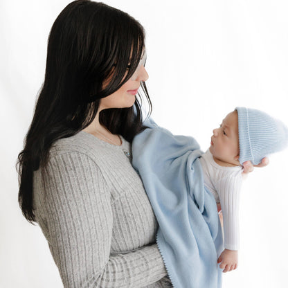 Blanket + Hat Boxed Gift Set: Blush Pink