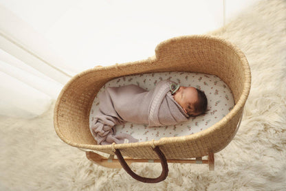 100% Organic Luxury Cotton Swaddle Receiving Baby Blanket: Blush Pink