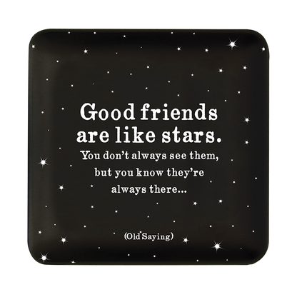 Trinket Dish Good Friends Stars
