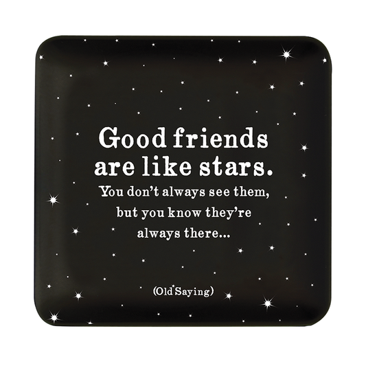 Trinket Dish Good Friends Stars