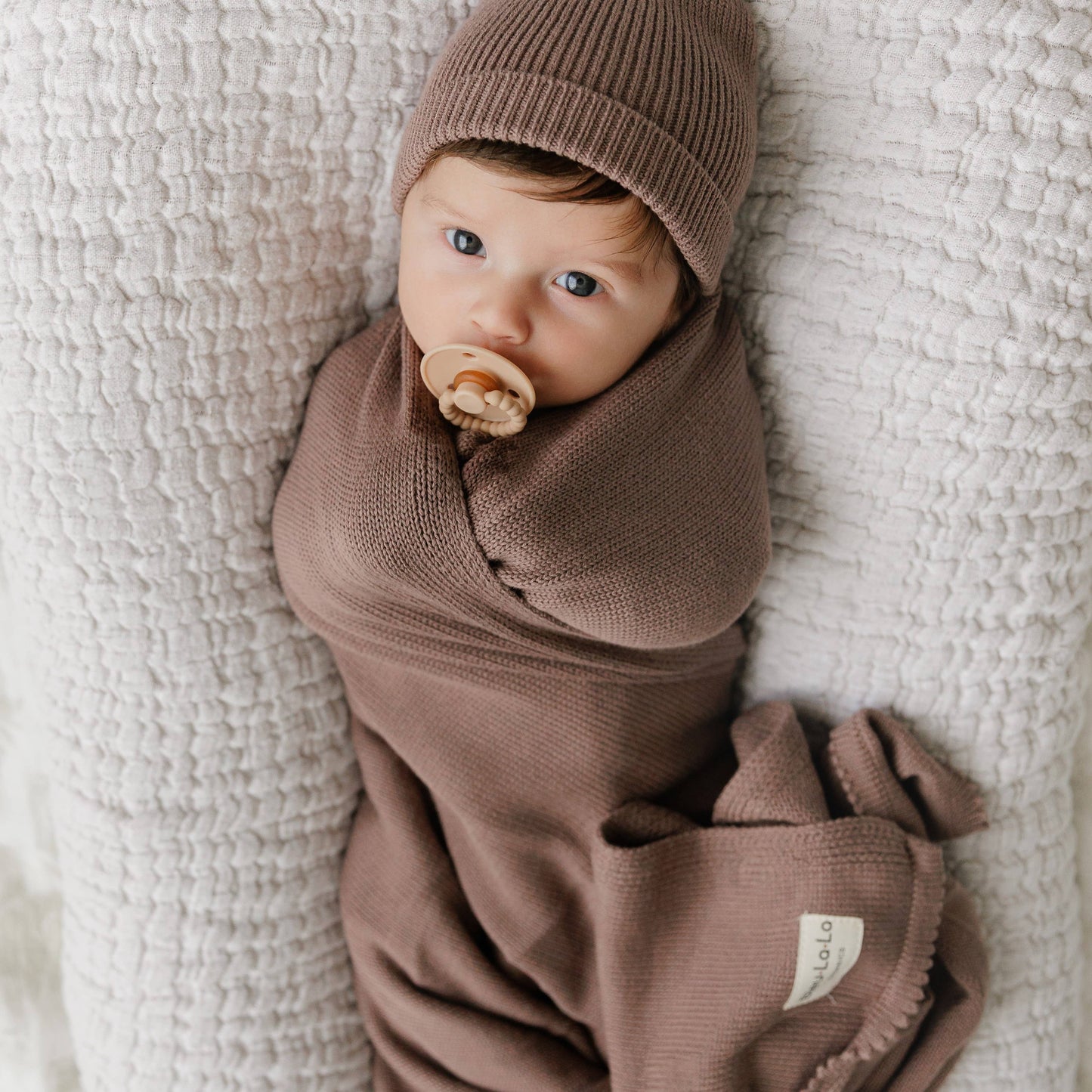 Blanket + Hat Boxed Gift Set: Blush Pink