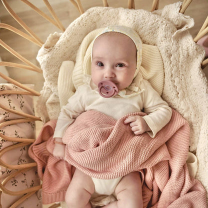 100% Organic Luxury Cotton Swaddle Receiving Baby Blanket: Colbalt