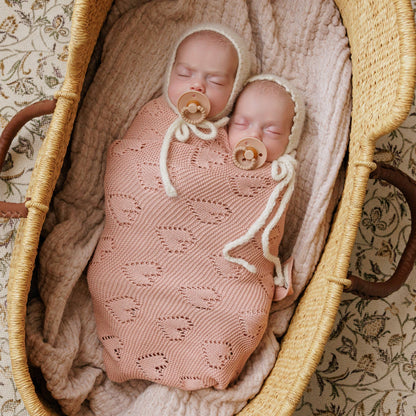 Baby Blanket - Heart: Pink