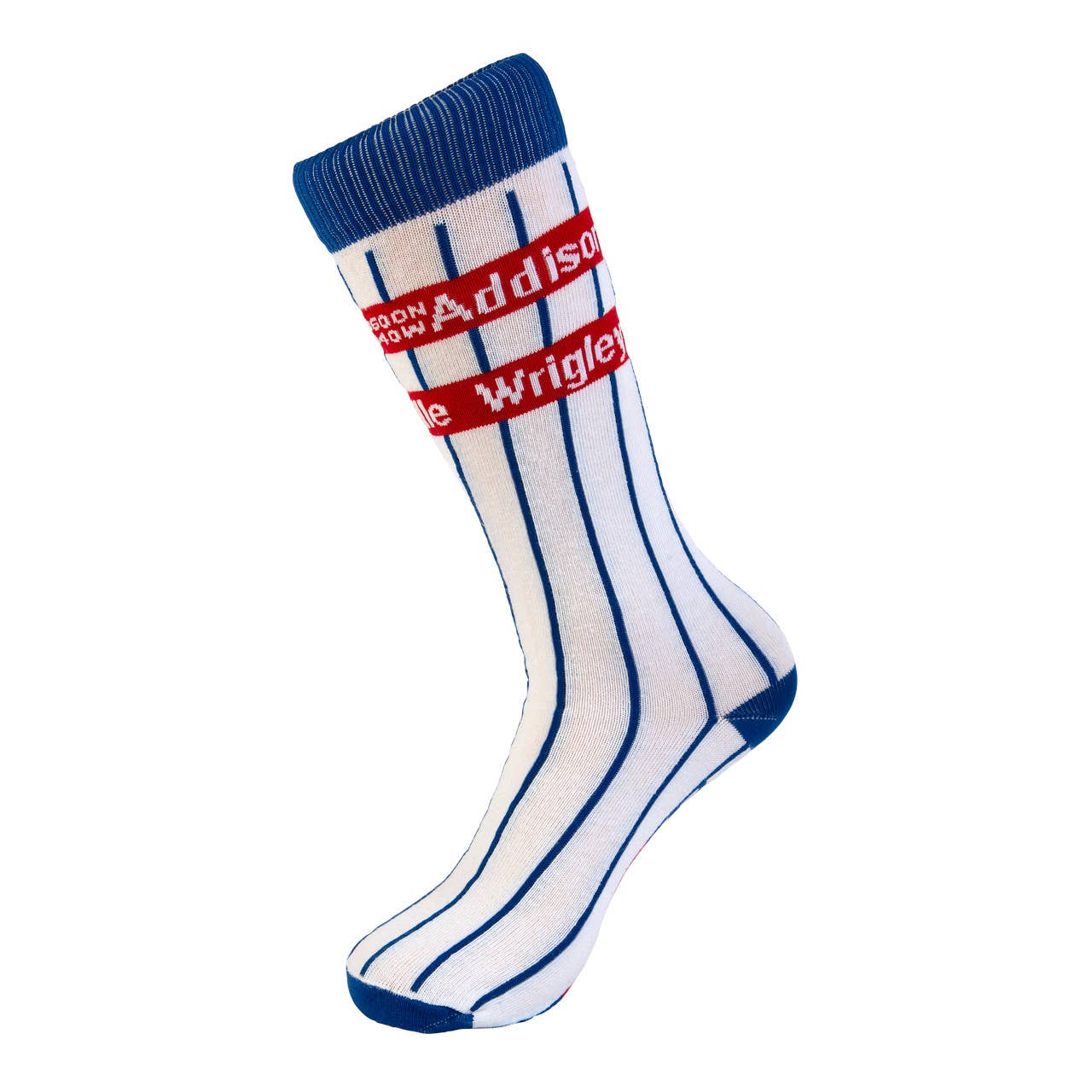 Addison Wrigleyville Pinstripe Socks: L