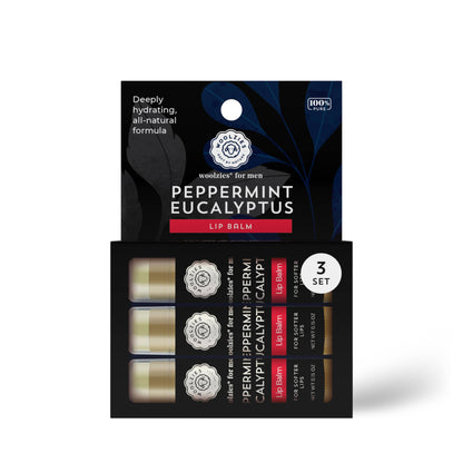 Peppermint - Eucalyptus Lip Balm For Men