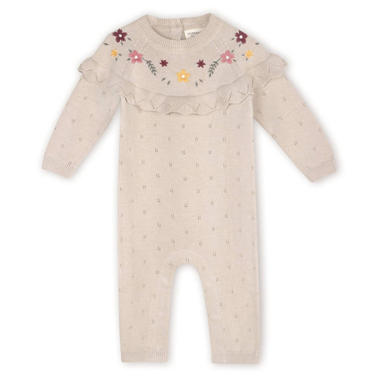 Florence Floral Jumpsuit: 0-3M