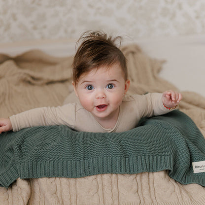 100% Organic Luxury Cotton Swaddle Receiving Baby Blanket: Blush Pink