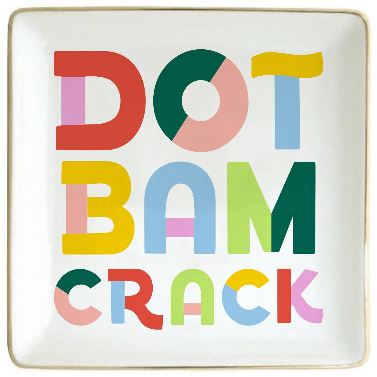 Mahjong Ceramic Trinket Dish | Dot Bam Crack