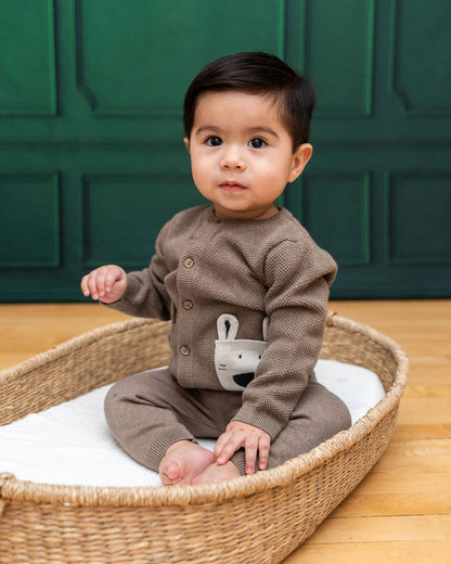 Animal Pocket Cardigan 12-18M