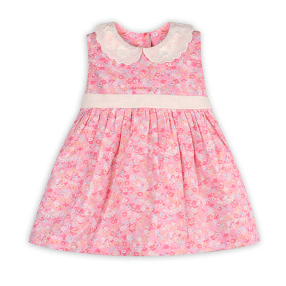 Mavis Baby Dress+Bloomer ( Pink Floral / 6-12M