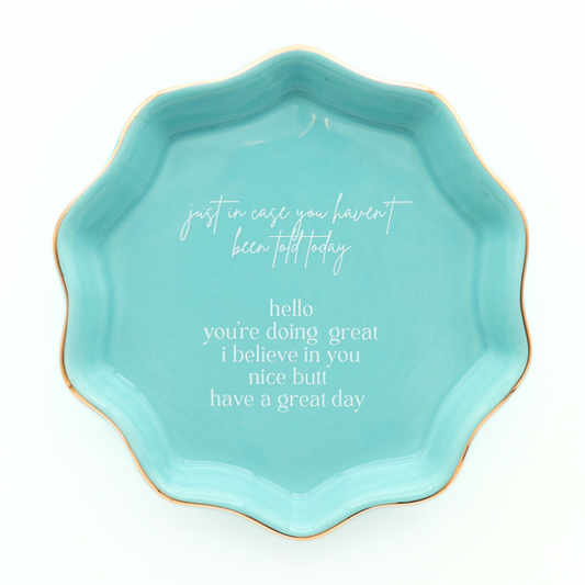 Nice Butt - Scalloped Trinket Tray