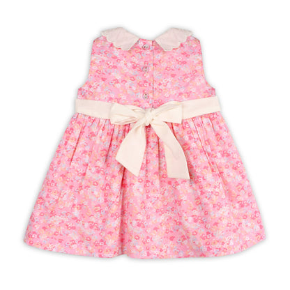 Mavis Baby Dress+Bloomer Pink Floral / 12-18M