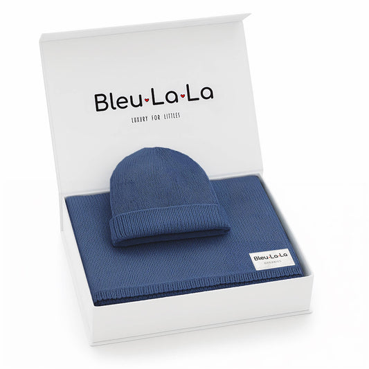 Blanket + Hat Boxed Gift Set: Oatmeal