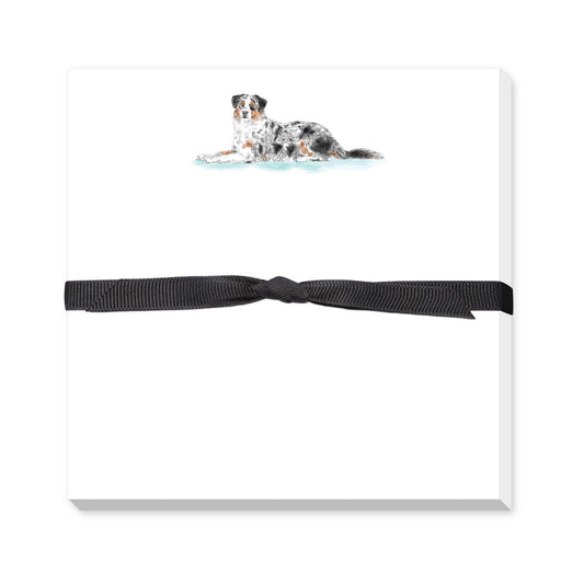 Dog Doodle Notepad- AUSTRALIAN SHEPHERD