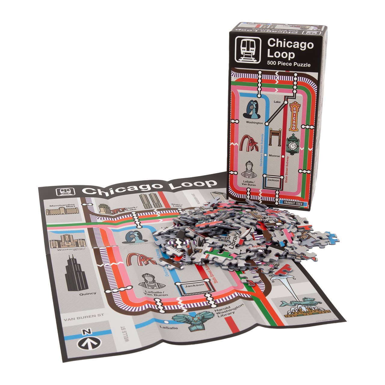 Chicago Loop 500 Piece Puzzle