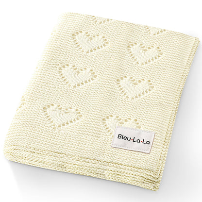 Baby Blanket - Heart: Pink