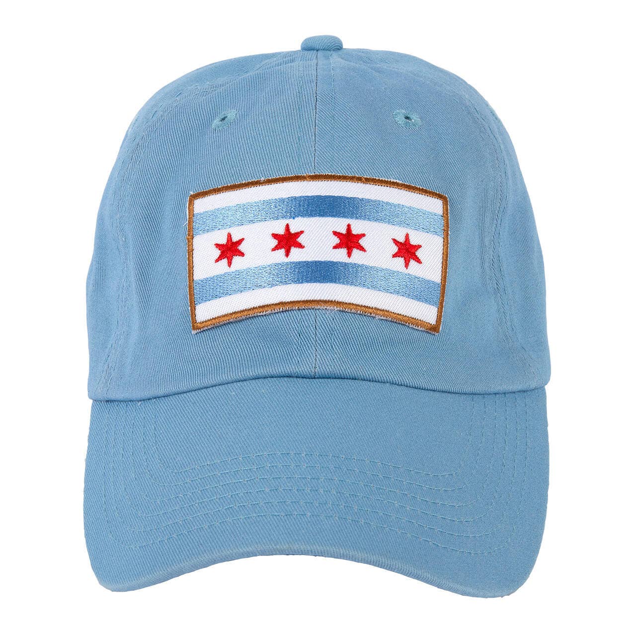 Chicago Flag Baseball Hat - Sky Blue