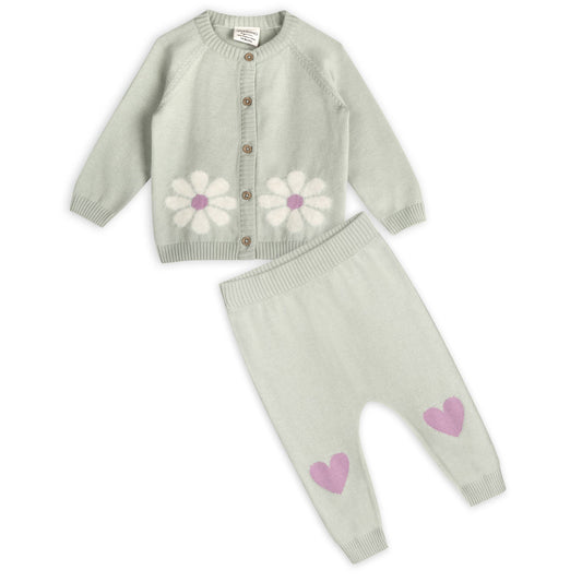 Flower & Heart Set 0-3M