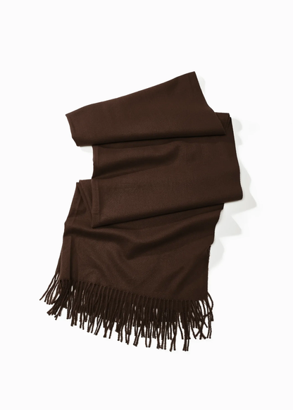 Cashmere All-in-one scarf  Brown