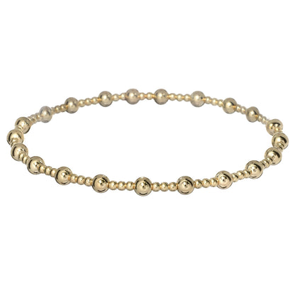 "ANGELINA" 14K Gold filled Bracelet: 14K Gold Filled / STRETCHY 7