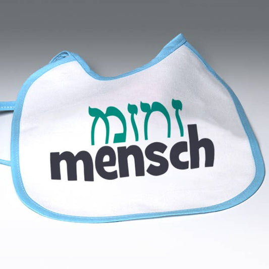 Mini Mensch Bib: Blue