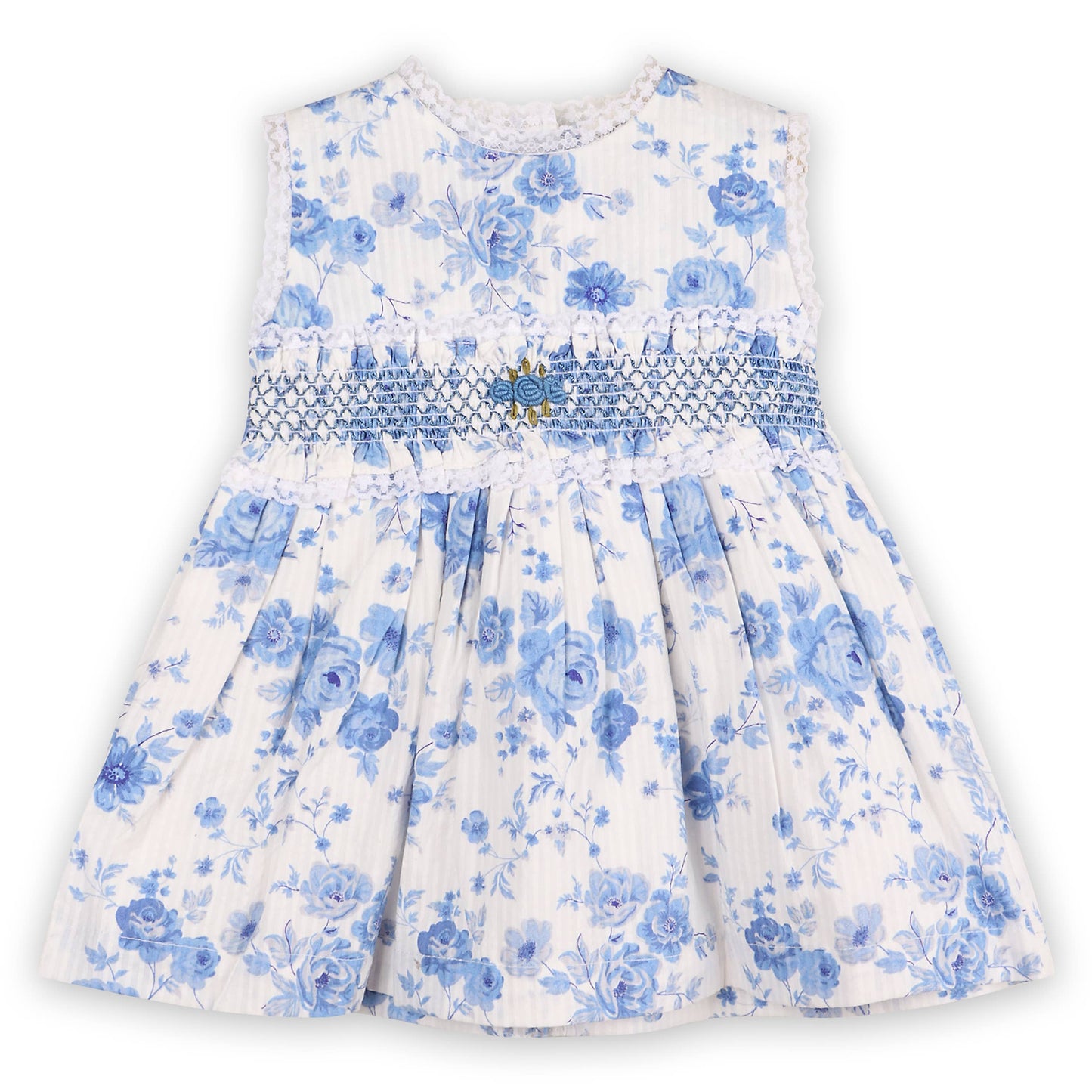 Floral Smocked Baby Dress + Bloome/ 0-3M