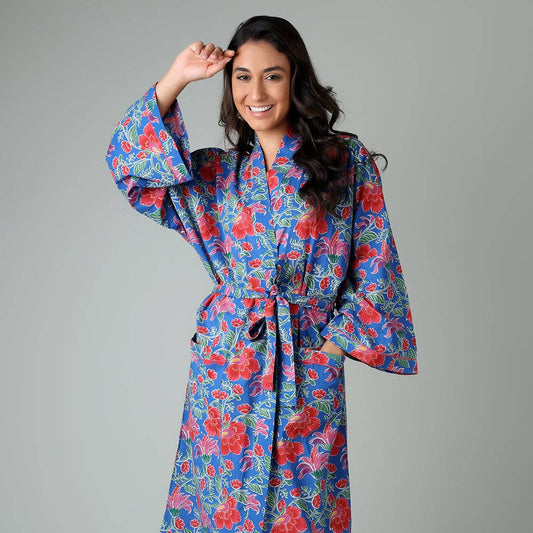 Clarence Indigo Robe:M