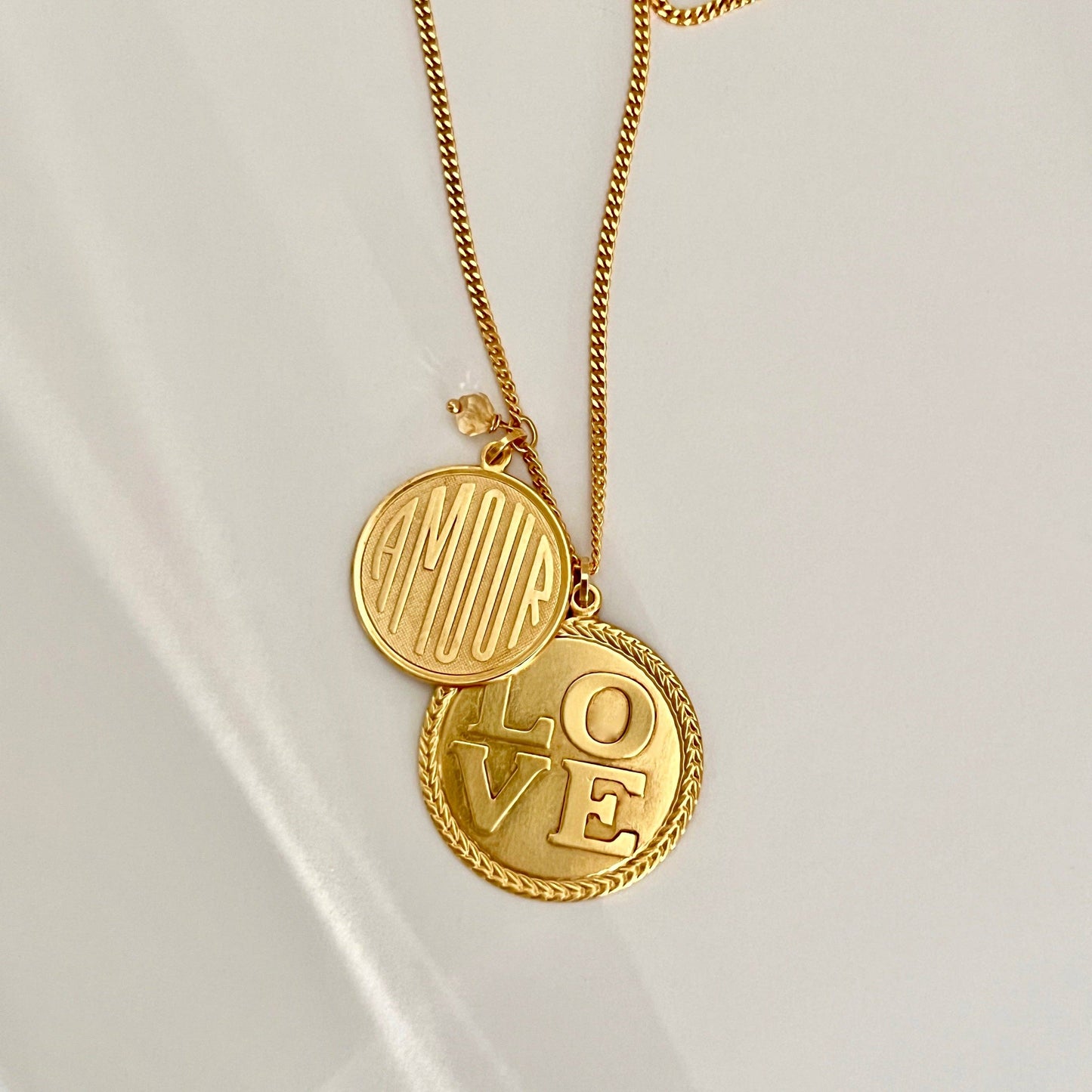 Double LOVE Necklace