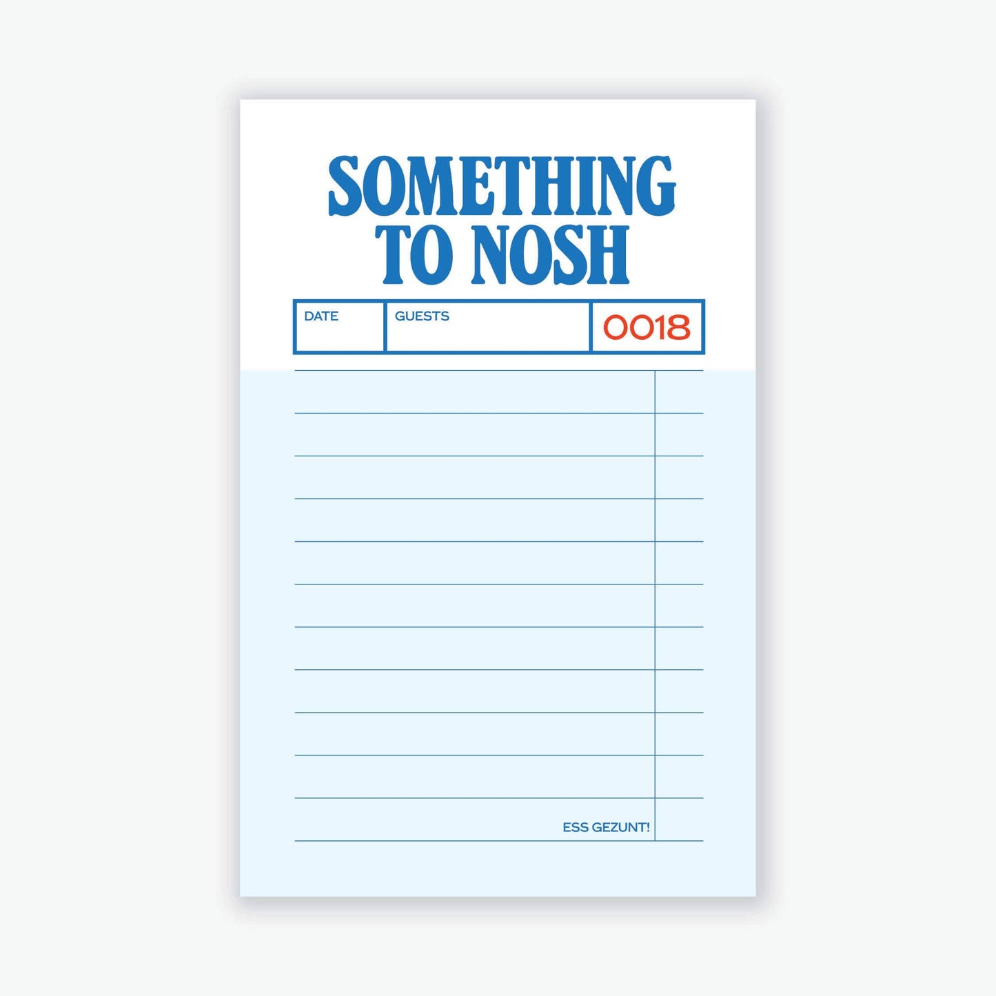 Something To Nosh notepad