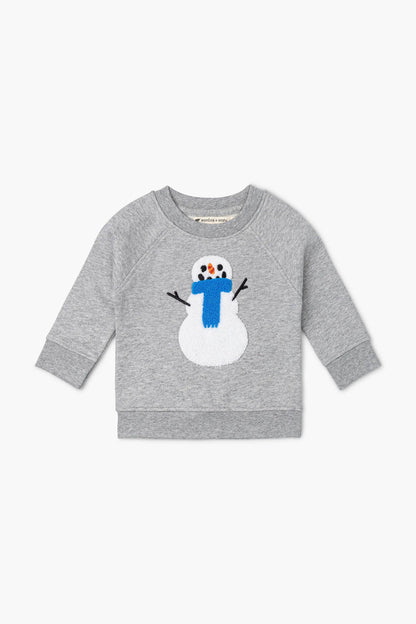 Sweatshirt Snowmen: 12-18m