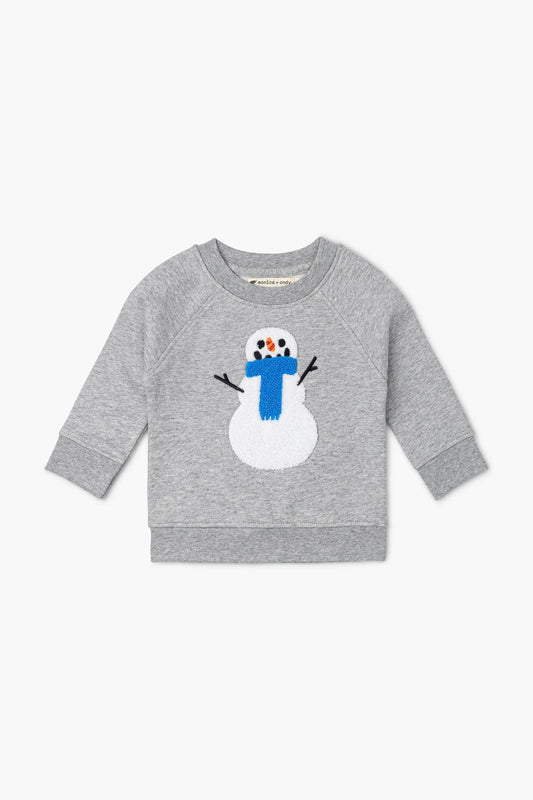 Sweatshirt Snowmen: 12-18m