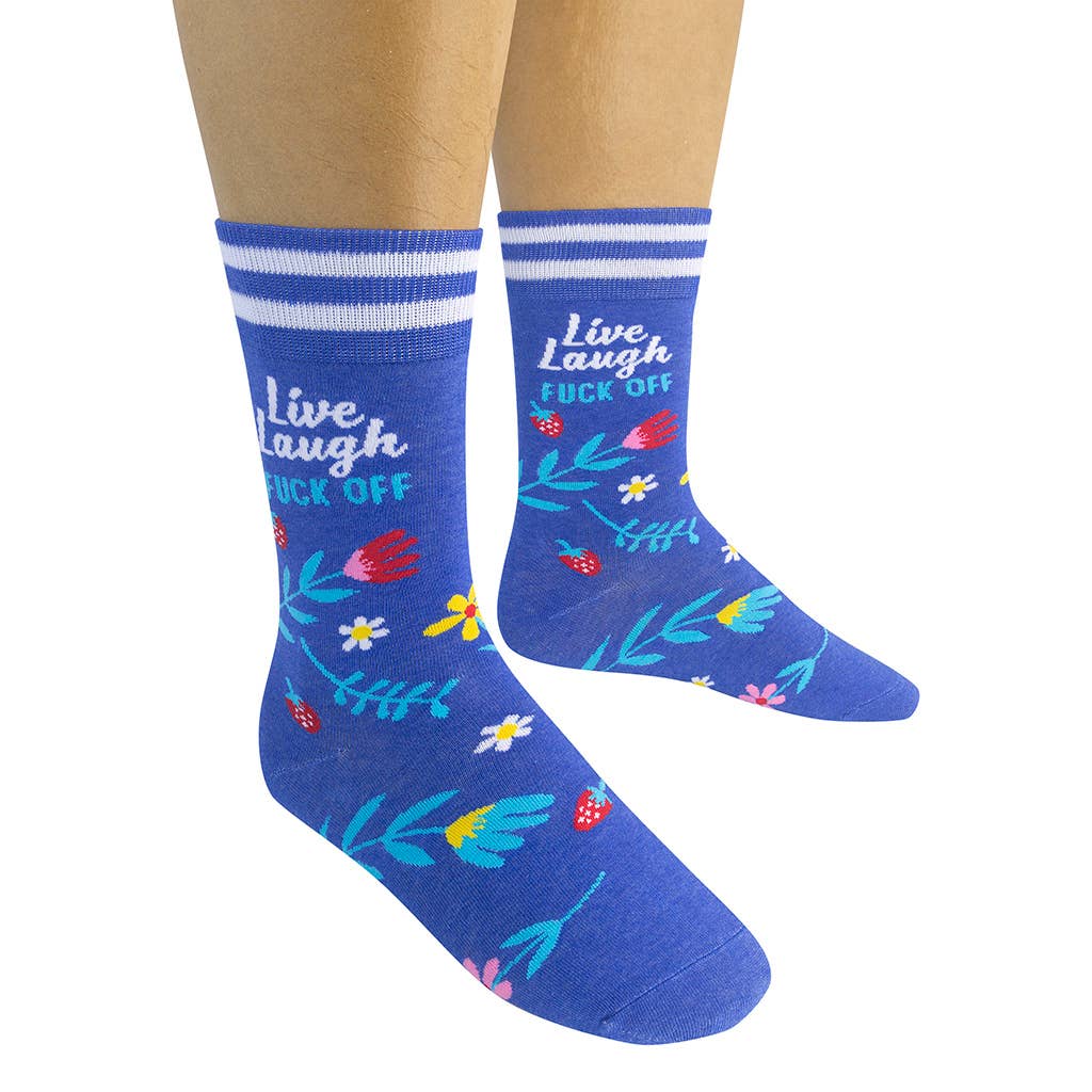 Live, Laugh, Fuck Off Socks | Funny | Funatic