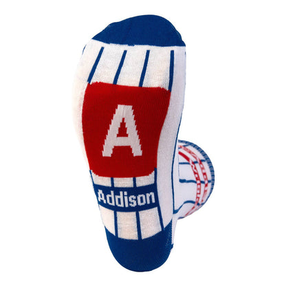 Addison Wrigleyville Pinstripe Socks: L