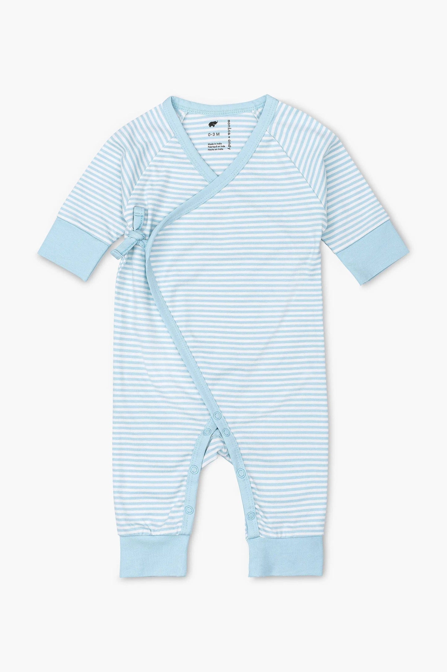 Kimono Blue French Stripe / 6-9m